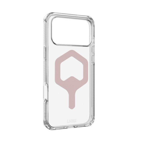 UAG Plyo MagSafe iPhone 17 Pro hoesje doorzichtig roze 