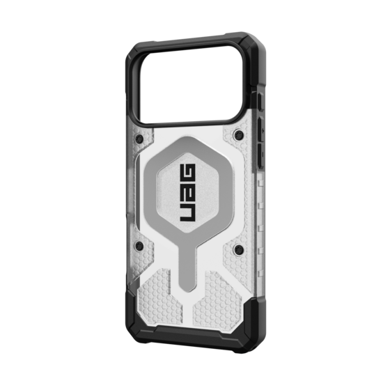 UAG Pathfinder MagSafe iPhone 17 Pro hoesje doorzichtig zilver