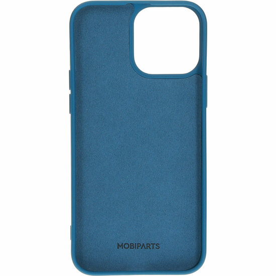Mobiparts Silicone iPhone 13 Pro Max hoesje Blauw