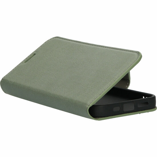 Mobiparts Classic Wallet iPhone 13 Pro hoesje Groen