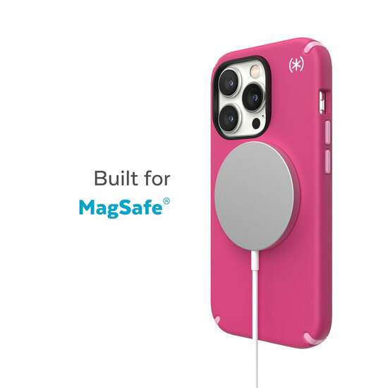Speck Presidio 2 Pro MagSafe iPhone 14 Pro hoesje roze