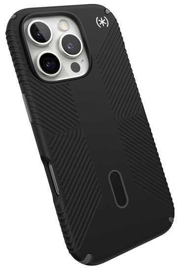 Speck Presidio 2 Grip Clicklock iPhone 16 Pro hoesje zwart
