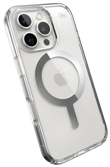 Speck Presidio Perfect Clear MagSafe iPhone 16 Pro hoesje transparant