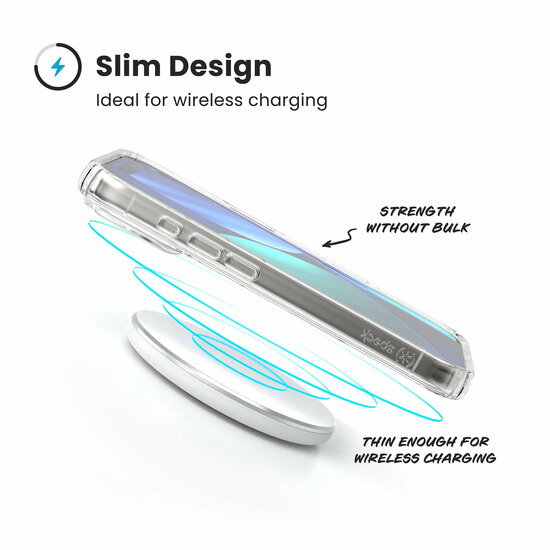 Speck Presidio Perfect Clear iPhone 17 Pro hoesje transparant
