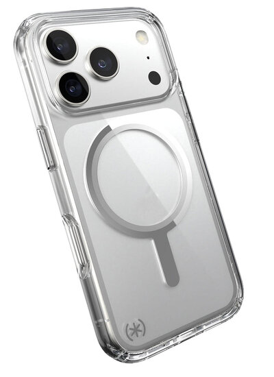 Speck Presidio Perfect Clear MagSafe iPhone 17 Pro hoesje transparant