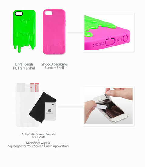 SwitchEasy Melt H&uuml;lle f&uuml;r iPhone 5/5S, rosa