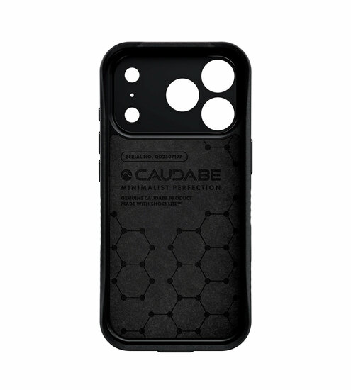 Caudabe Paragon MagSafe iPhone 17 Pro Max hoesje midnight