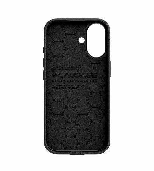 Caudabe Sheath MagSafe iPhone 17 hoesje zwart