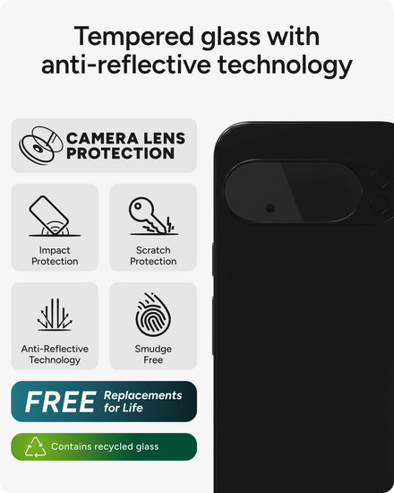 ZAGG InvisibleShield Glass Elite Camera Lens Rings Google Pixel 10 Pro XL