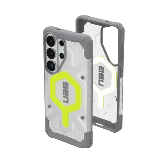 UAG Pathfinder MagSafe Galaxy S26 Ultra hoesje neon bundel met polsbandje