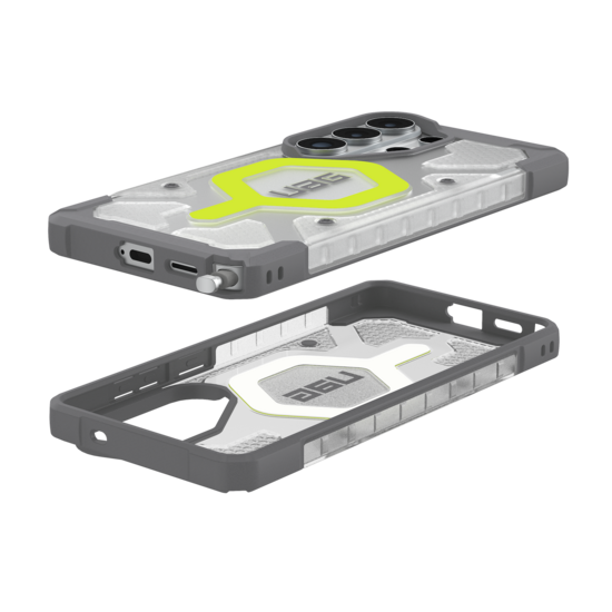 UAG Pathfinder MagSafe Galaxy S26 Ultra hoesje neon bundel met polsbandje