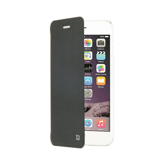Xqisit Flap Adour iPhone 7 Plus hoesje Black