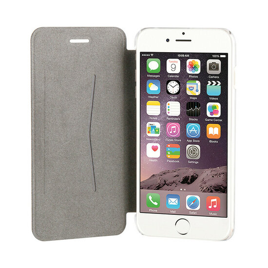 Xqisit Flap Adour iPhone 7 Plus hoesje Black