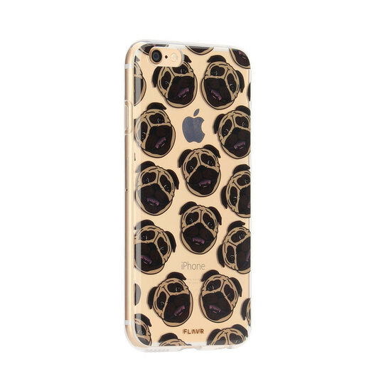 FLAVR iPlate iPhone 7 hoesje Pugs