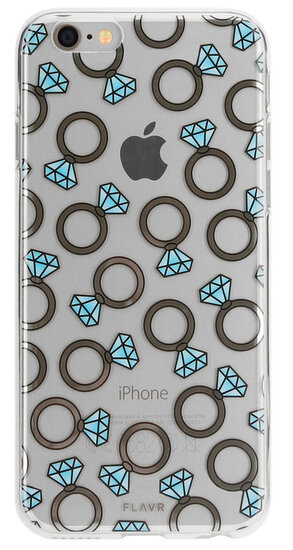 FLAVR iPlate iPhone SE 2022 / 2020 / 8 / 7 hoesje Diamant