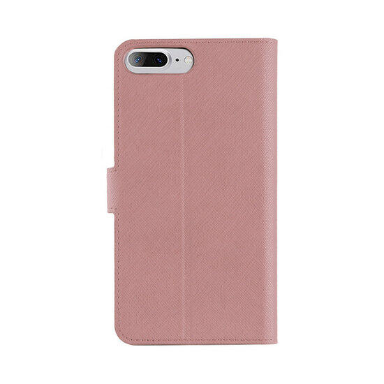 Xqisit Viskan Wallet iPhone 7 Plus hoesje Rose Gold