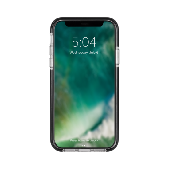 Xqisit Miltico iPhone X  bumper hoesje Zwart