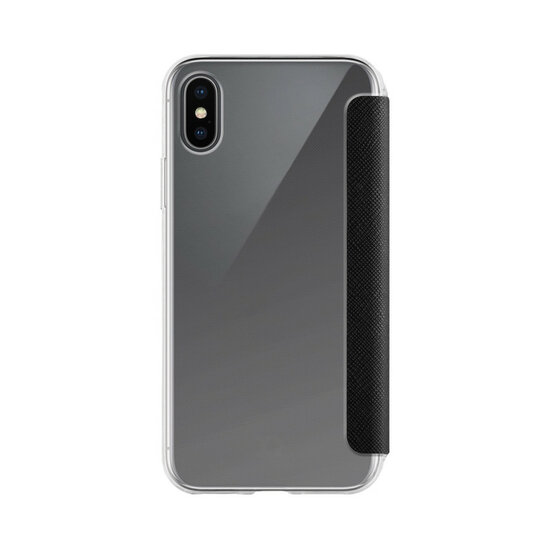 Xqisit Flap Adour iPhone XS Max hoesje Zwart