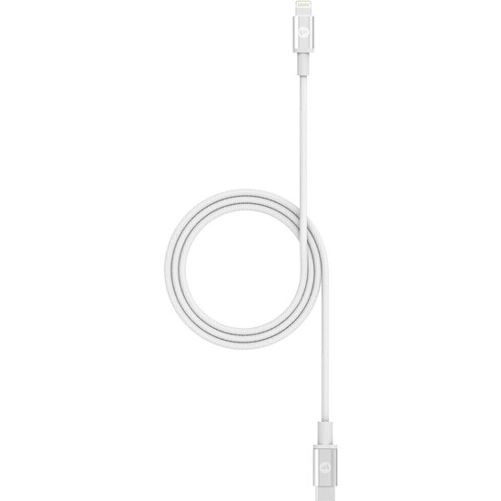 mophie Nylon Lightning naar USB-C kabel 1 meter Wit