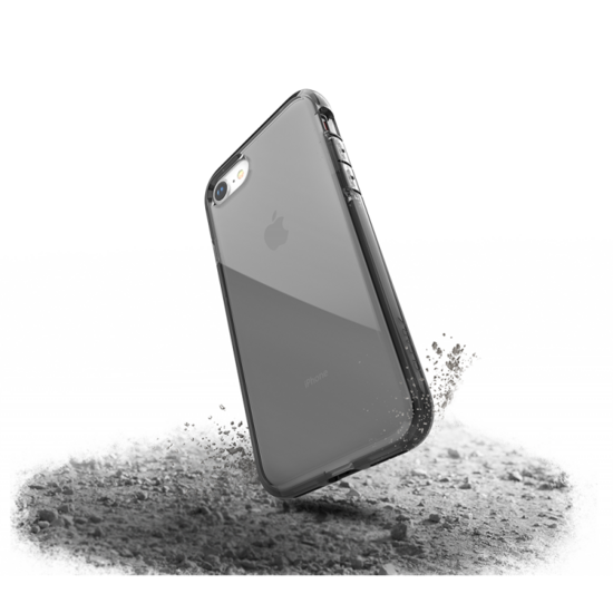 X-Doria Defense Clear iPhone SE 2022 / 2020 hoesje Zwart
