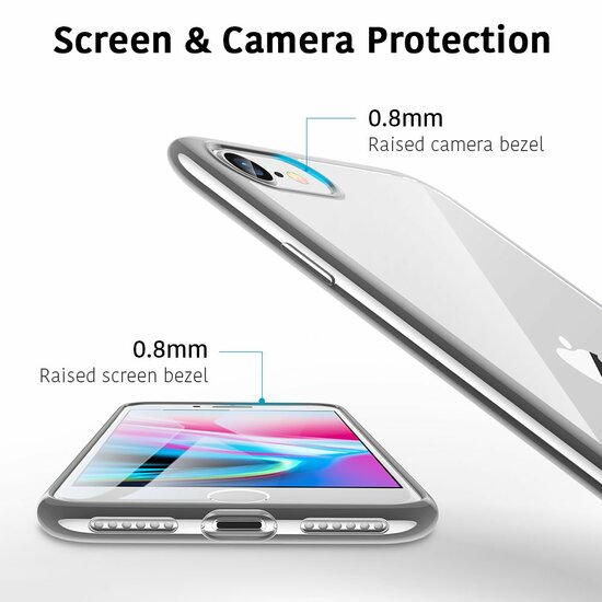ESR Essential Crown iPhone SE 2022 / 2020 hoesje Zilver
