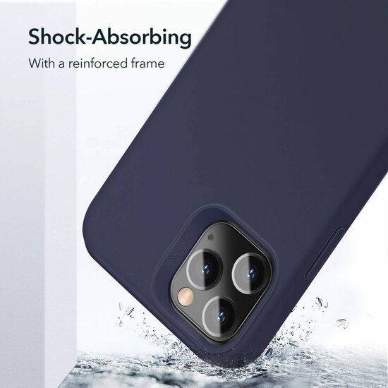 ESR Cloud Silicone iPhone 12 Pro Max hoesje Zwart