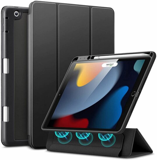  ESR Rebound Hybrid iPad 2021 / 2020 10,2 inch hoesje Frosted Zwart