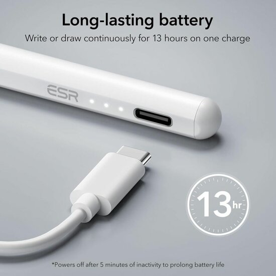 ESR Digital+ Magnetic Stylus Pen voor iPad zwart