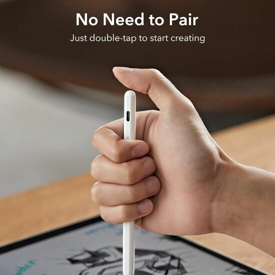 ESR Digital+ Magnetic Stylus Pen voor iPad wit