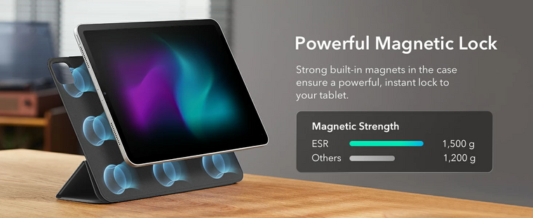 ESR Rebound Magnetic iPad Pro 2024 12,9 inch hoesje zwart