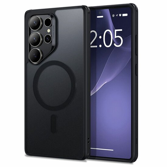 ESR Classic Hybrid HaloLock Galaxy S25 Ultra hoesje frost zwart