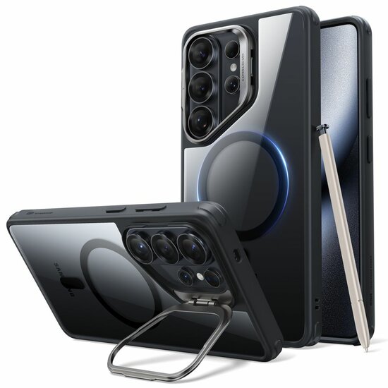 ESR Classic Hybrid Kickstand MagSafe Galaxy S26 Ultra hoesje zwart