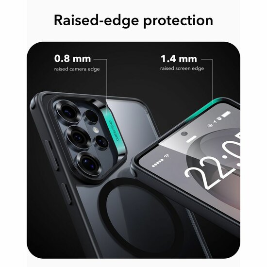 ESR Classic Hybrid MagSafe Galaxy S26 Ultra hoesje zwart