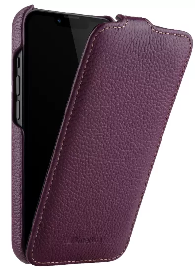 Melkco leren Jacka iPhone 14 Pro hoesje paars