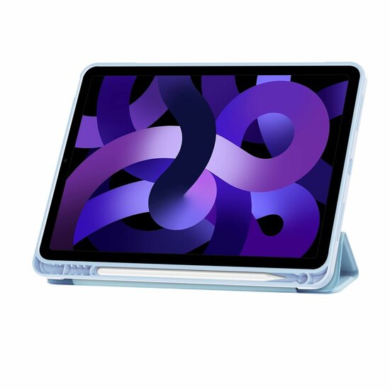TechProtection Slim Pencil iPad Air 11 / 10,9 inch hoesje blauw