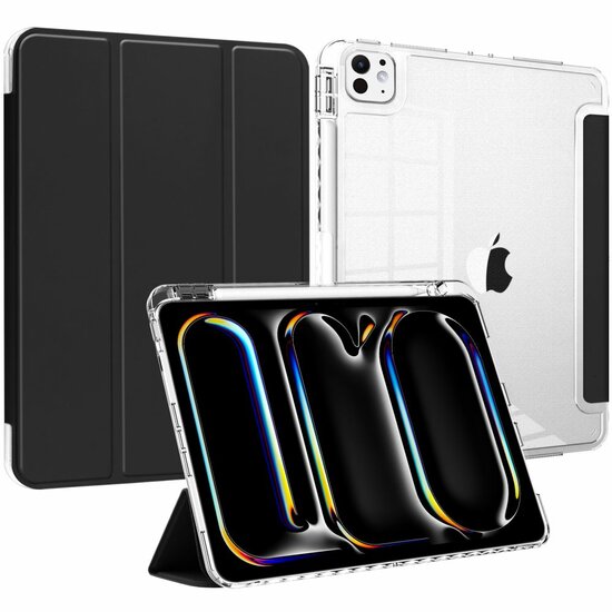 Tech Protection Hybrid Pencil iPad Pro 13 inch hoesje zwart