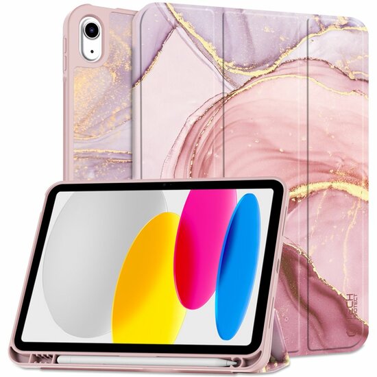 Tech Protection Pencil iPad 2022&nbsp;hoesje marble