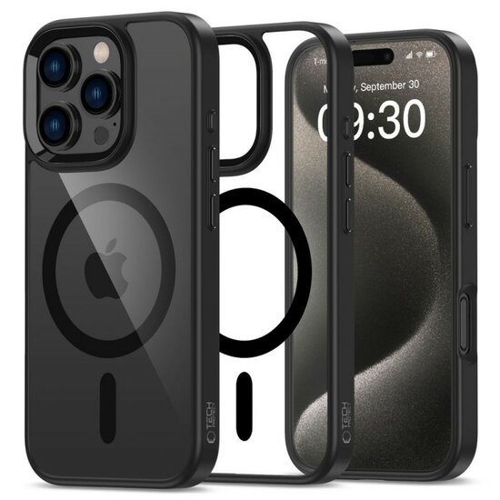 Tech Protection MagSafe iPhone 16 Pro hoesje zwart