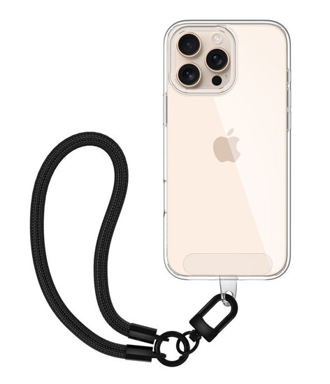 TechProtection Rope polsbandje voor elke telefoon zwart