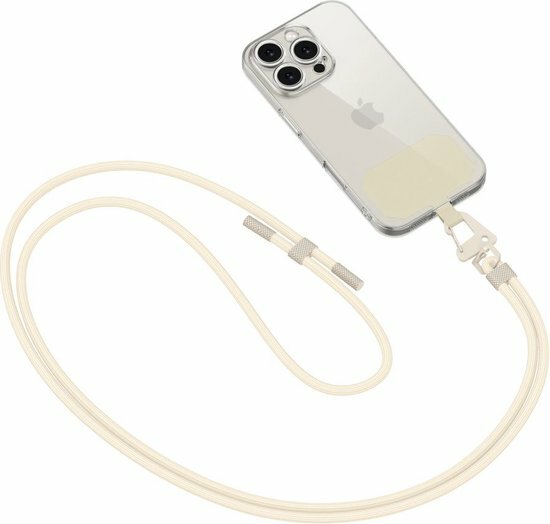 TechProtection Rope universeel draagkoord voor elke telefoon beige