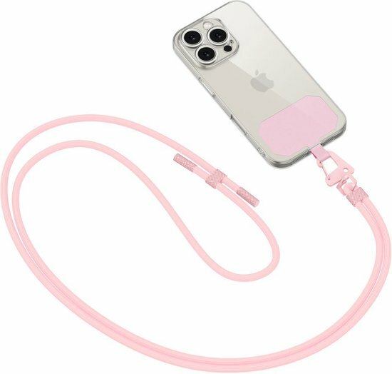 TechProtection Rope universeel draagkoord voor elke telefoon roze