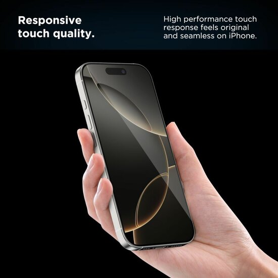 TechProtection Quick Set iPhone 15 Pro glazen screenprotector 2 pack