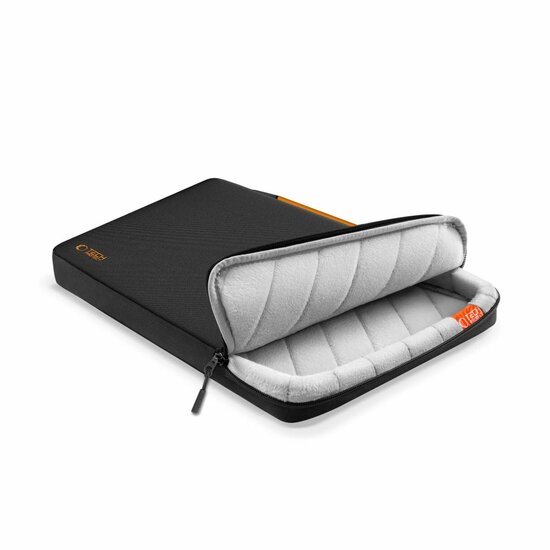 TechProtection Baja MacBook 15 / 16 inch laptoptas zwart / oranje