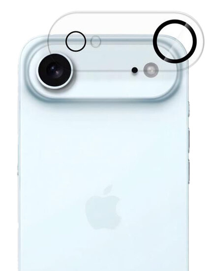TechProtection iPhone Air camera beschermer transparant