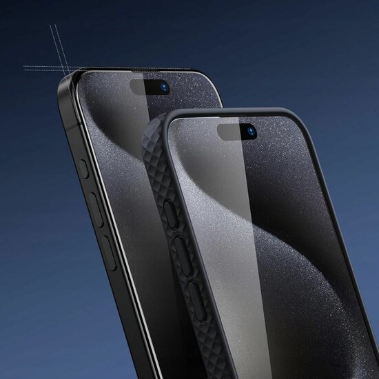 TechProtection Glass Fit iPhone 17 Pro Max screenprotector 2 pack
