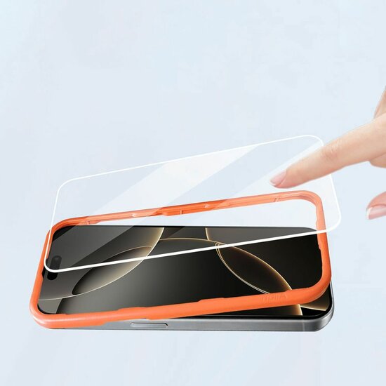 TechProtection Easy iPhone 17 screenprotector set met camera protector