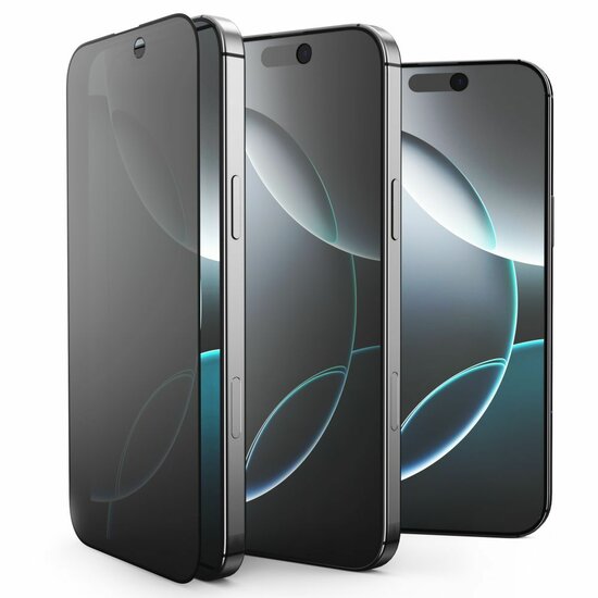 TechProtection Privacy Glass Fit iPhone 17 Pro Max screenprotector 2 pack