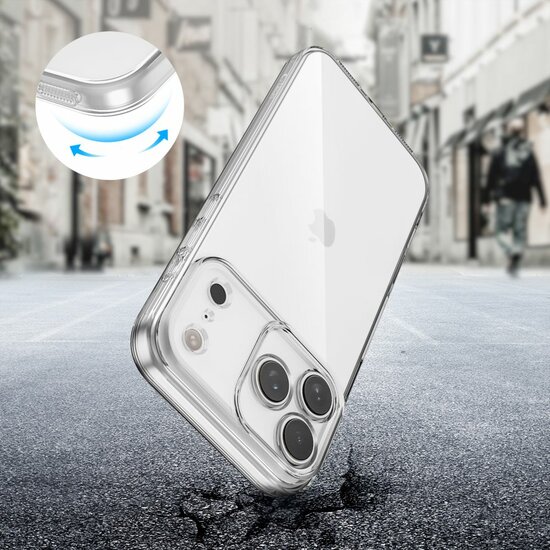 TechProtection Air iPhone 17 Pro hoesje transparant