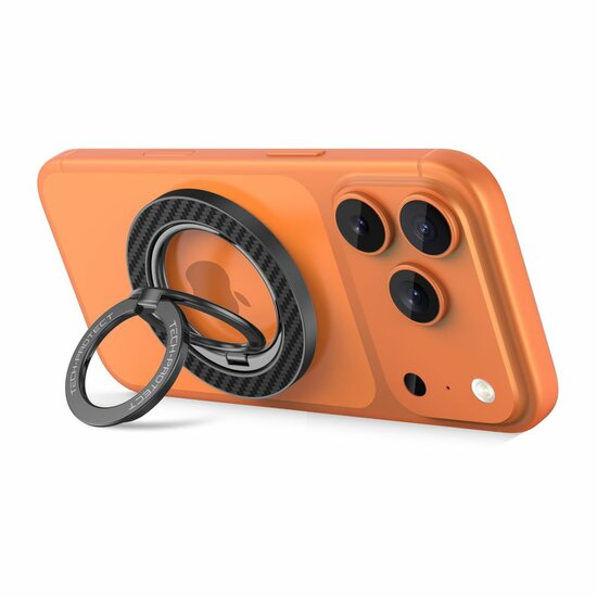 TechProtection Carbon Magnetic MagSafe telefoon ring stand
