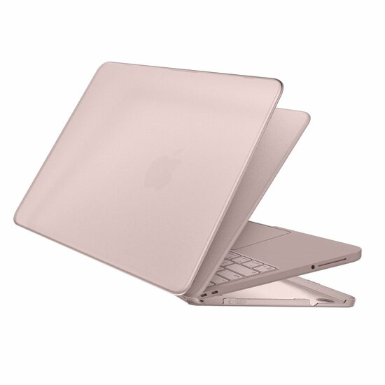 TechProtection Soft MacBook Neo 13 inch hardshell mat blush
